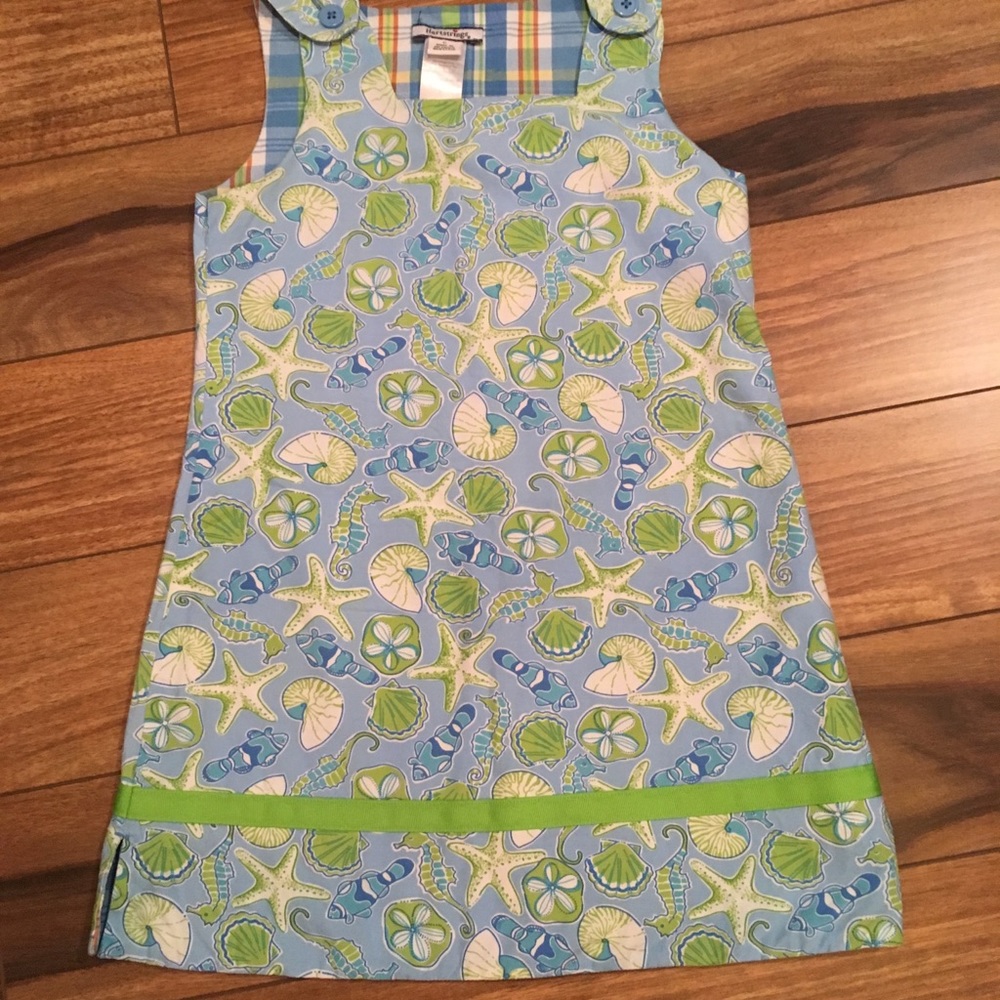 🏖Hartstrings size 6 girls preppy beach dress.